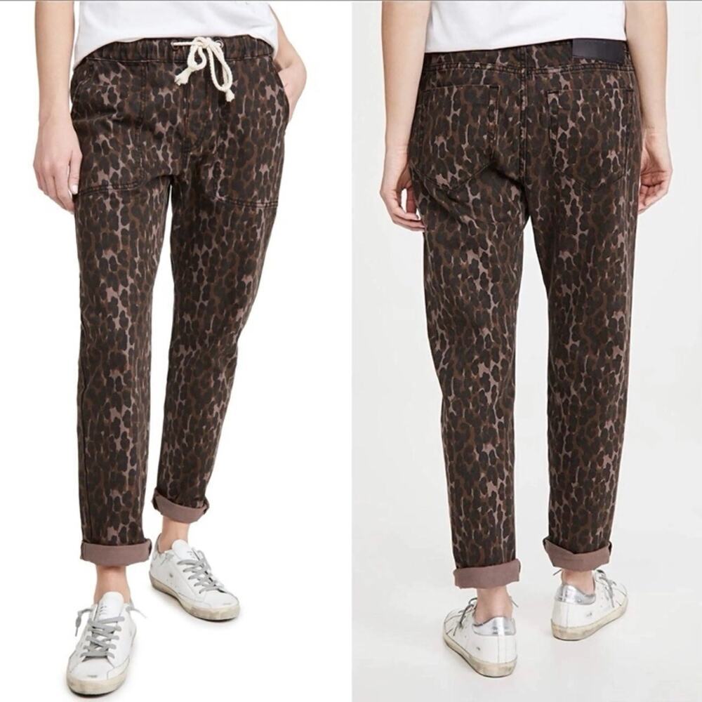 NWT OneTeaspoon LEOPARD SHABBIES DRAWSTRING JEANS